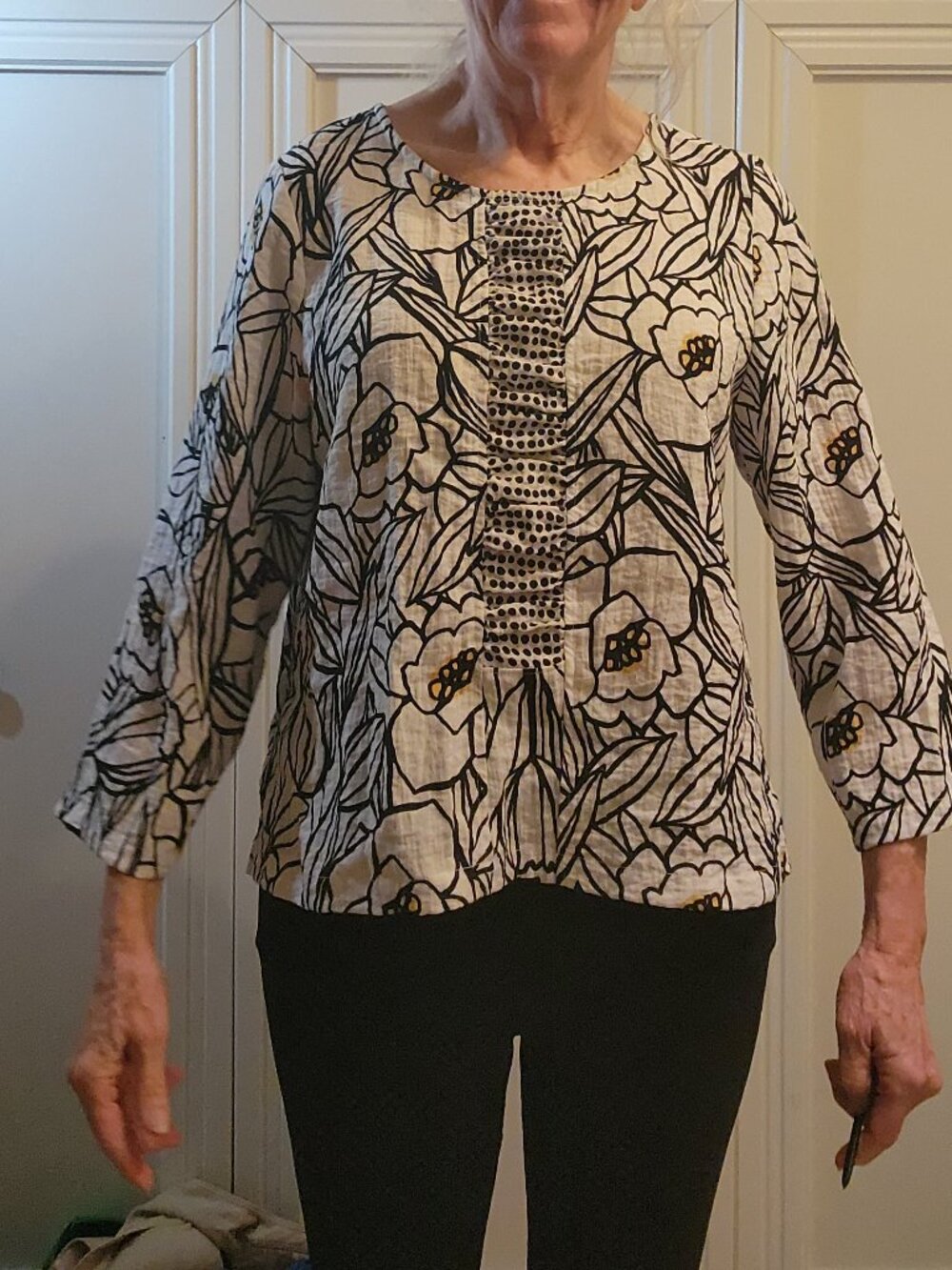 Habitat Ruched Pullover Tunic Top Size Small